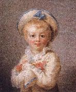 Jean-Honore Fragonard, A Boy as Pierrot